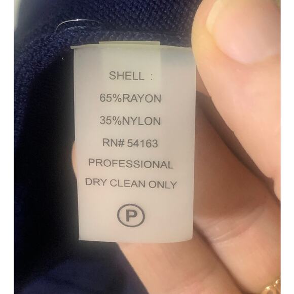 Calvin Klein Tie Dye Cap Sleeve Knit Fitted Dress NWT sz L - Picture 6 of 7